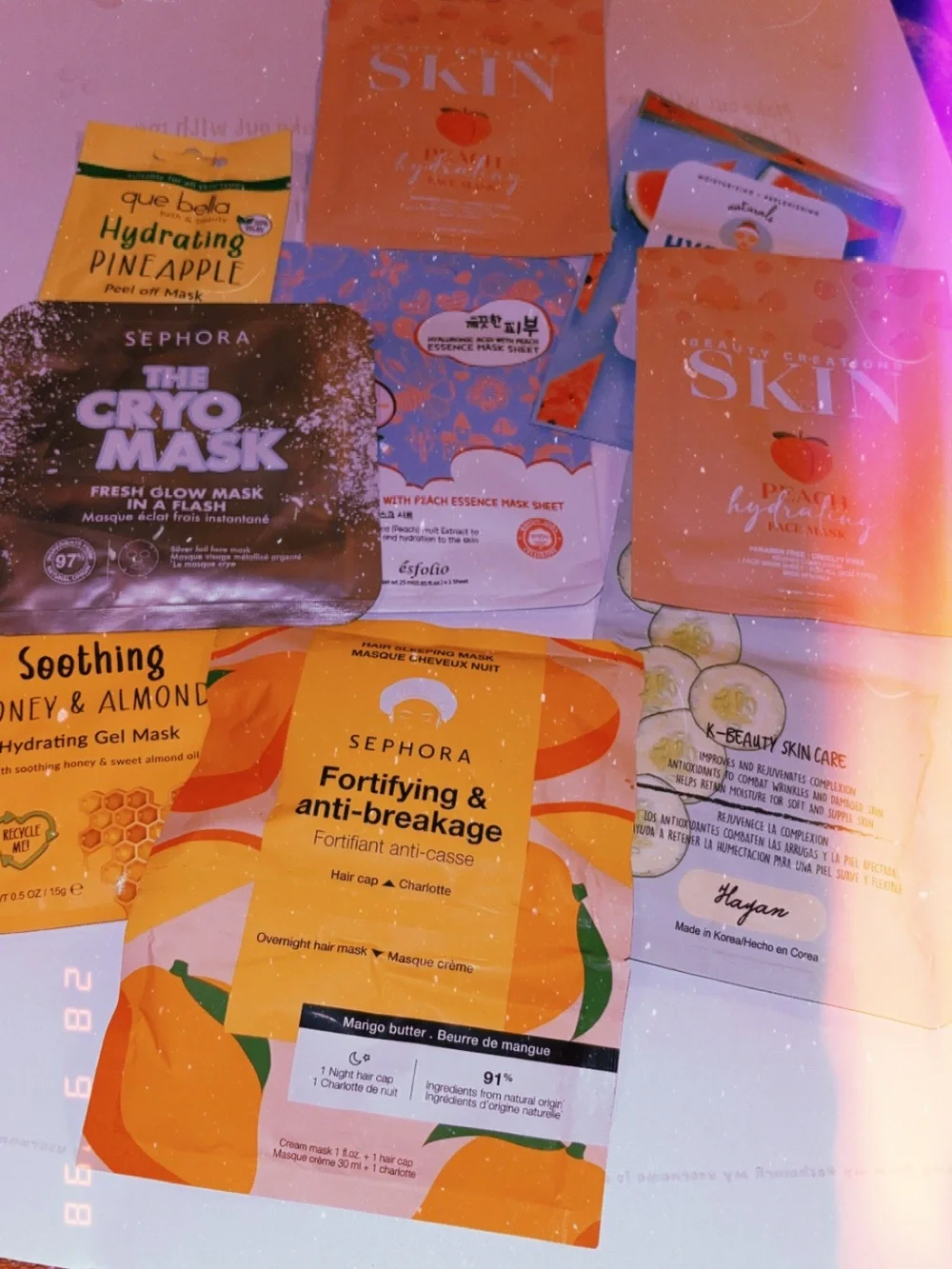 Face mask and hair mask bundle